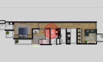 Imagem 7: Venda de Apartamento de 2 Quartos com Suíte e Vaga de Garagem em Santo André-SP, Bairro Ca