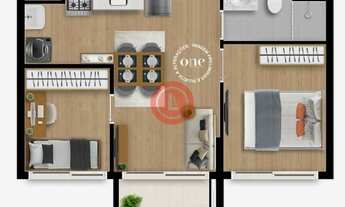 Imagem 3: Imperdível oportunidade de investimento: Apartamento de 2 quartos, 1 suíte, 1 sala e 2 ban