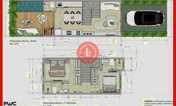 Imagem 3: Lançamento - Casa de 87 m2 com 2 suítes para venda no Centro de Imbituba/SC, pertinho da