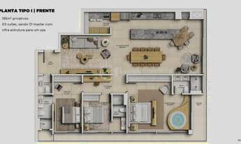 Imagem 4: Apartamento vista Frente mar com spa privativo