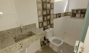 Imagem 4: Casa Linear 3 quartos sendo uma suíte duas vagas de garagem porcelanato Santa Mônica Guara