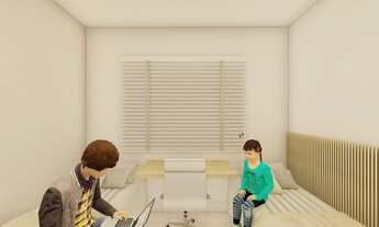 Imagem 6: Casa térrea - 67 metros com 2 dormitórios sendo 1 suíte, 1 vaga- Coração de Jesus- Jaguar