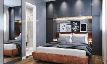 Imagem 3: Apartamento Compacto Premium 39m² no Reserva Carvalho Residencial com 1 Dormitório Suíte