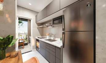 Imagem 4: Apartamento Compacto Premium 39m² no Reserva Carvalho Residencial com 1 Dormitório Suíte