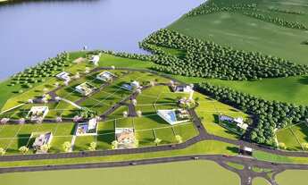 Imagem 2: Terreno com projeto Arquitetonico com 1059 m² e Vista 360º no Ponto Mais Alto do Condomíni