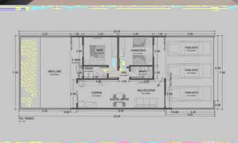 Imagem 3: Linda casa de 65m² com 2 dormitórios e 3 vagas no Wanel Ville 5