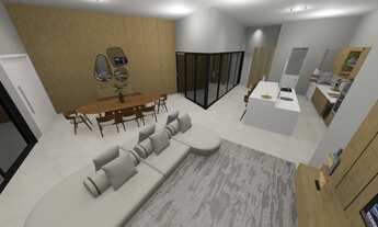 Imagem 4: Casa Térrea de Alto Padrão no Condomínio Bouganville em Sorocaba com Entrega em Janeiro de