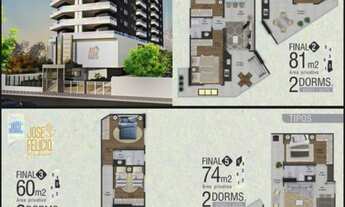 Imagem 3: Apartamento à venda em Praia Grande-SP, Bairro Mirim: 2 quartos, 1 suíte, 2 salas, 2 banhe