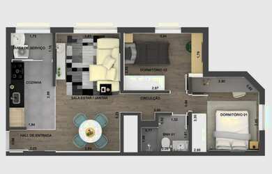 Imagem 9: 2 dormitórios na Rua Doutor Miranda De Azevedo