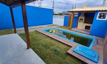 Imagem 2: Excelente casa com 2 quartos, área gourmet e piscina em Unamar - Cabo Frio - RJ