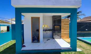 Imagem 7: Linda casa em construção iniciada de 3 quartos, piscina e área gourmet em Unamar - Cabo Fr