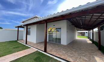 Imagem: Linda casa modelo com 3 quartos, área gourmet