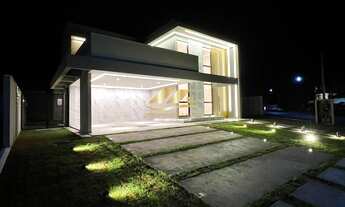 Imagem 2: Linda casa alto padrão com 3 suítes, piscina e área gourmet no Condomínio Viverde 1 - Rio