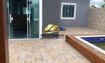 Imagem 2: Linda casa com acabamento moderno composta por 2 quartos com piscina e área gourmet em Una