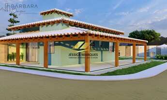 Imagem: Linda casa com 2 quartos, área gourmet