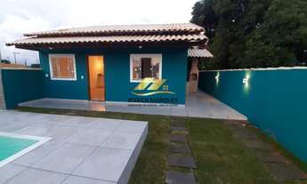 Imagem 3: Linda casa modelo para construção com 2 quartos, piscina e área gourmet em Unamar - Cabo F