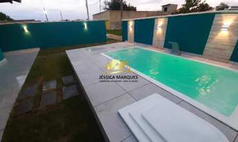 Imagem 6: Linda casa modelo para construção com 2 quartos, piscina e área gourmet em Unamar - Cabo F