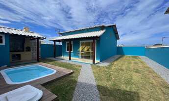 Imagem 1: Linda casa modelo com 2 quartos, piscina e área gourmet em Unamar - Cabo Frio - RJ