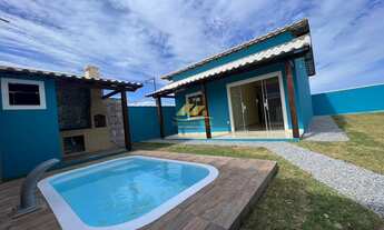 Imagem 2: Linda casa modelo com 2 quartos, piscina e área gourmet em Unamar - Cabo Frio - RJ