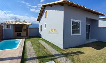 Imagem 1: Excelente casa com 2 quartos, área gourmet e piscina em Unamar, Tamoios - Cabo Frio - RJ