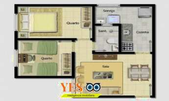 Imagem 3: Yes Imob - Apartamento residencial para Venda, Conceição, Feira de Santana, 2 dormitórios