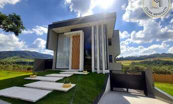Imagem 2: Lindo Sobrado com 4 suítes, piscina e elevador. Condomínio Alphaville Jundiaí. Condomínio