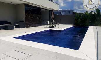 Imagem 3: Lindo Sobrado com 4 suítes, piscina e elevador. Condomínio Alphaville Jundiaí. Condomínio