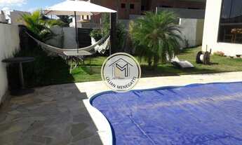 Imagem 3: Casa térrea com 4 dormitórios. Quintal com área Gourmet e piscina. Condomínio Ibi aram 1