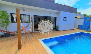 Imagem 3: Sobrado com 4 dormitórios, escritório, área gourmet e piscina. Em frente ao clube. Condomi