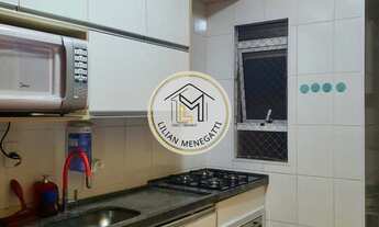 Imagem 4: Apartamento com 3 quartos. Área gourmet. Varanda. Móveis planejados. 1 vaga de garagem. 1