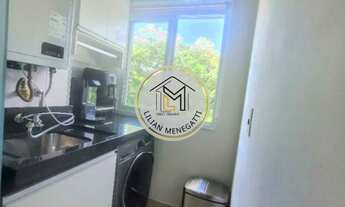 Imagem 3: Apartamento em condomínio com 2 quartos sendo uma suíte. Piscina. Espaço gourmet. Churrasq