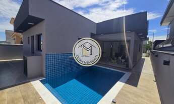 Imagem 2: Casa Térrea com 3 quartos, 3 .piscina privativa. Quintal. Condomínio Gran Ville São Venânc