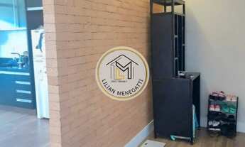 Imagem 3: Apartamento em condomínio com 1 suite e sala ampliada. 2 vagas de garagem. Varanda Gourmet