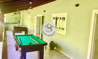 Imagem 5: Casa em condomínio com 4 quartos, suite. Cozinha americana. Churrasqueira. Piscina. Parque