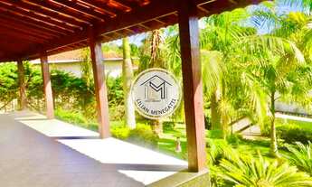 Imagem 4: Casa em condomínio com 4 quartos, suite. Cozinha americana. Churrasqueira. Piscina. Parque