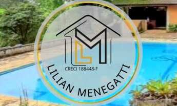 Imagem 1: Chácara com 3 quartos, suite com closet. Escritório. Churrasqueira. Piscina. Lareira. Jund