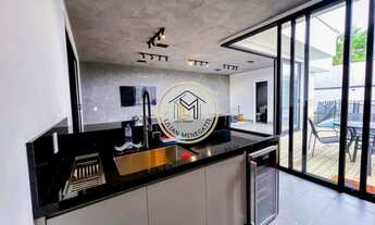 Imagem 6: Casa em condomínio com 3 quartos, suite com closet. Piscina aquecida. Área gourmet. Escrit