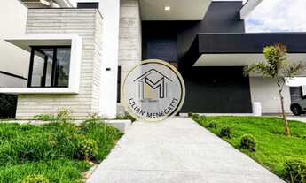 Imagem 1: Casa em condomínio com 3 quartos, suite com closet. Piscina aquecida. Área gourmet. Escrit