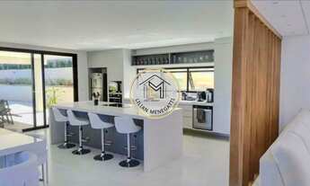 Imagem 6: Casa com piscina aquecida. 4 quartos, suítes sendo todas com closet .Escritório. Condomíni