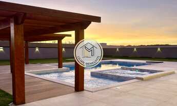 Imagem 3: Condomínio terras da alvorada. Casa em condomínio com 3 quartos, suítes com closet. Escrit