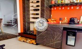 Imagem 7: Lindo Sobrado com 122m². 3 dormitórios, suíte. Área externa com churrasqueira e deck com s