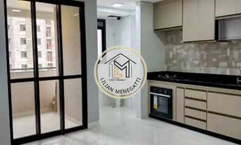 Imagem 2: Apartamento com 2 quartos, varanda, planejados. Vaga coberta. Ar condicionado. Condomínio