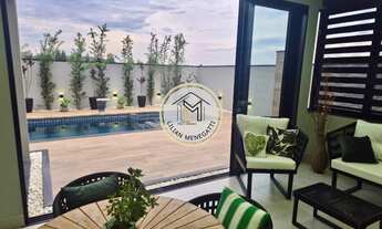 Imagem 2: Condominio Ibi Aram. Casa com 4 quartos, suite. área gourmet. Piscina aquecida. Hidromassa