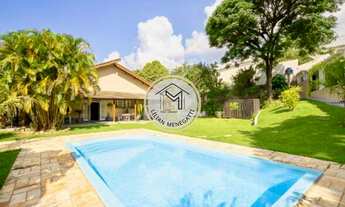 Imagem 2: Condomínio chácara morada mediterrânea. Casa com 4 quartos, suítes com closet. Piscina. Ár