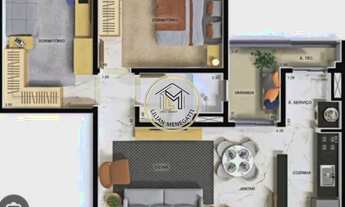 Imagem 3: Condomínio altos da avenida. Apartamento com 2 quartos. 2 vagas. Jundiai