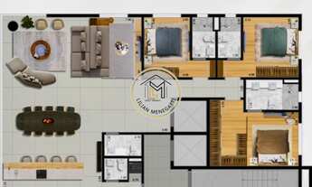 Imagem 2: Edifício Folder vista caieiras. Apartamento com 3 quartos, suites. 3 vagas. Depósito priva