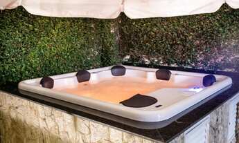 Imagem 7: Condominio Terras de São Carlos. Casa Moderna com 4 suítes. Quintal com espaço gourmet e J