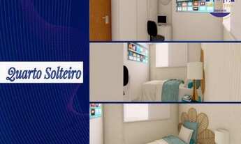 Imagem 3: APARTAMENTO COM 2 DORMITÓRIOS À VENDA, 55 M² POR R$ 445.000,00 - MARAPÉ - SANTOS/SP
