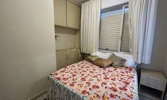 Imagem 5: Apartamento 1 quarto com suíte, sala com vista mar, cozinha americana, banheiro social e á