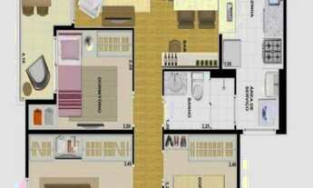 Imagem 6: APARTAMENTO COM 70 METROS, POSSUI 03 DORMITÓRIOS SENDO UMA SUÍTE E 01 VAGA